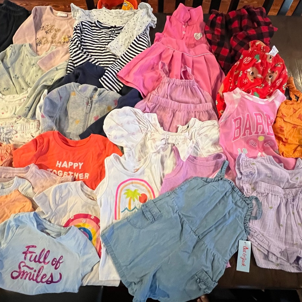 Colorful toddler girl 4T Clothing Bundle
